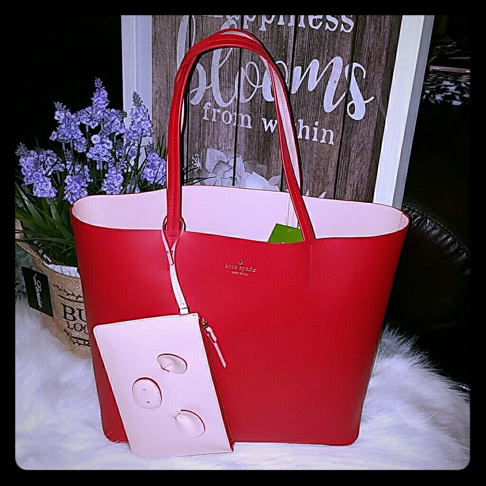 Kate spade little len pig tote bag